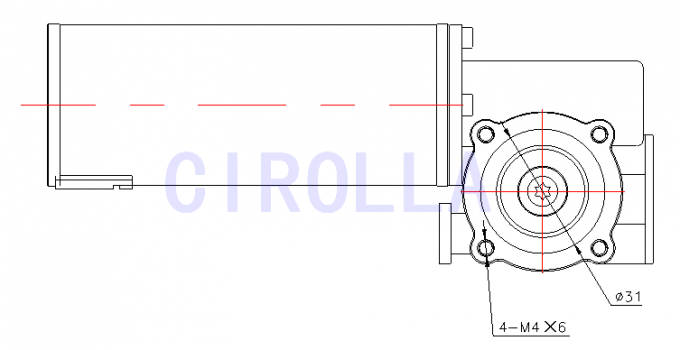 円形のスライド ガラスの電気ドア モーター/ドア ロックのアクチュエーター モーター セリウムCCC SGS